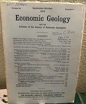 Immagine del venditore per Economic Geology and the Bulletin of the Society of Economic Geologists Volume 54 Number 6 venduto da Crossroads Books