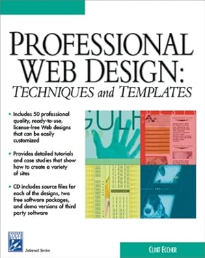 Seller image for Professional Web Design: Techniques and Templates for sale by WeBuyBooks