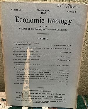 Immagine del venditore per Economic Geology and the Bulletin of the Society of Economic Geologists Volume 51 Number 2 venduto da Crossroads Books