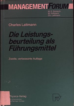 Seller image for Die Leistungsbeurteilung als Fhrungsmittel. Management-Forum for sale by books4less (Versandantiquariat Petra Gros GmbH & Co. KG)
