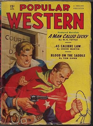 Image du vendeur pour POPULAR WESTERN: April, Apr. 1950 mis en vente par Books from the Crypt