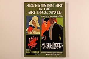 ADVERTISING ART IN THE ART DECO STYLE.