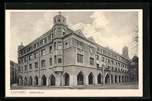 Ansichtskarte Stuttgart, Markthalle