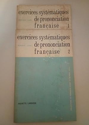 Image du vendeur pour Exercices systmatiques de prononciation franaise, 1 et 2 mis en vente par Libros Nakens