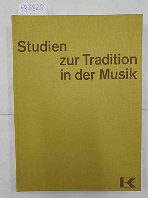 Immagine del venditore per Studien zur Tradition in der Musik. Kurt von Fischer z. 60. Geburtstag. venduto da Versand-Antiquariat Konrad von Agris e.K.