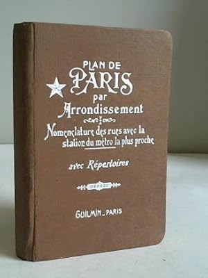 Guide Indicateur des rues de Paris avec le stations du Metropolitain les plus proches. Autobus-Me...