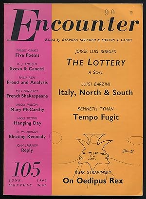 Bild des Verkufers fr Encounter - Vol. XVIII, No. 6, June 1962 zum Verkauf von Between the Covers-Rare Books, Inc. ABAA