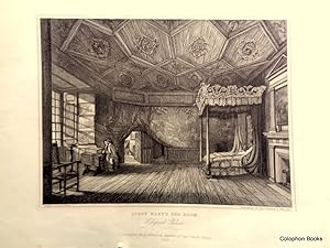 Queen Mary's Bedroom Holyrood Palace 1854. Line and Stipple Engraving