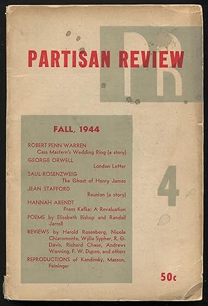 Bild des Verkufers fr Partisan Review - Vol. XI, No. 4, Fall 1944 zum Verkauf von Between the Covers-Rare Books, Inc. ABAA
