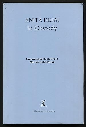 Seller image for In Custody for sale by Between the Covers-Rare Books, Inc. ABAA
