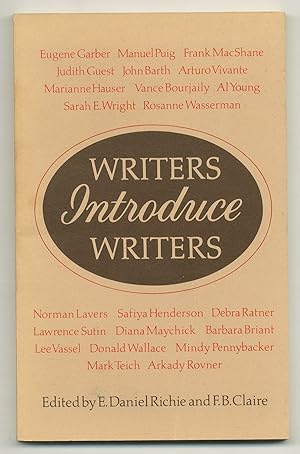 Seller image for Writers Introduce Writers for sale by Between the Covers-Rare Books, Inc. ABAA