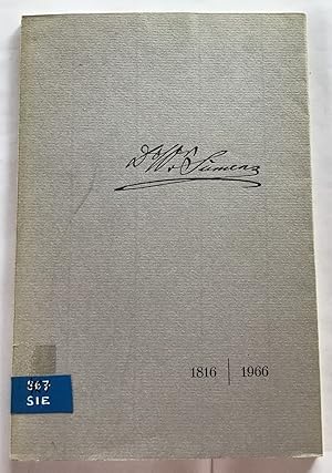 Seller image for Werner von Siemens. for sale by Antiquariat Peda