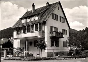 Bild des Verkufers fr Ansichtskarte / Postkarte Calmbach Bad Wildbad im Schwarzwald, Haus Pieper, Flerstrae zum Verkauf von akpool GmbH