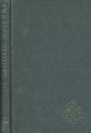 Bild des Verkufers fr Arabian Studies, Vol. III. zum Verkauf von Fundus-Online GbR Borkert Schwarz Zerfa