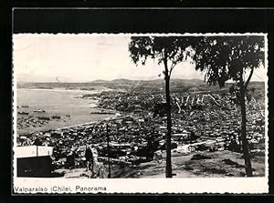Bild des Verkufers fr Postcard Valparaiso, Panorama zum Verkauf von Bartko-Reher