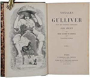 Image du vendeur pour Voyages de Gulliver dans des Contres lointaines. Traduction nouvelle. mis en vente par Antiquariat Tresor am Roemer