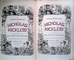 Seller image for The Life and Adventures of Nicholas Nickleby: Reproduced in Facsimile from the Original Monthly Parts of 1838-9 with an essay by Michael Slater (2 volumes) for sale by Klondyke