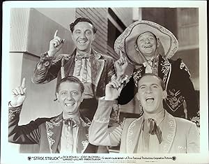 Bild des Verkufers fr Stage Struck 8 X 10 Still 1936 The Yacht Club Boys zum Verkauf von AcornBooksNH