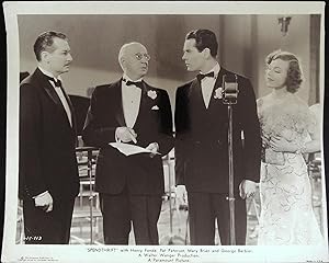 Image du vendeur pour Spendthrift 8 x 10 Still 1936 Henry Fonda, Pat Paterson, Mary Brian mis en vente par AcornBooksNH