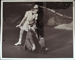 Seller image for Thin Ice 8 X 10 Still 1937 Sonja Henie, Tyrone Power Jr. for sale by AcornBooksNH