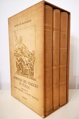 Giornale di viaggio di Michel de Montaigne in Italia - completo in 3 voll. in cofanetto editoriale