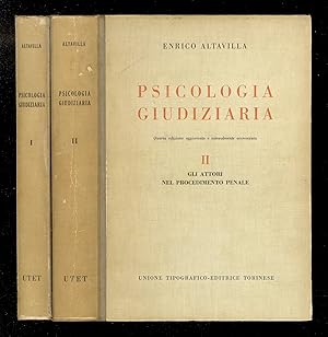 Psicologia giudiziaria. Con prefazione di Enrico Ferri e Gennaro Marciano. Quarta edizione aggior...