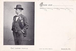 Bild des Verkufers fr Gruss aus . Kleineres Portrt. Postkarte in Lichtdruck. Dessin No. 273. Ungelaufen. zum Verkauf von Antiquariat Heinz Tessin