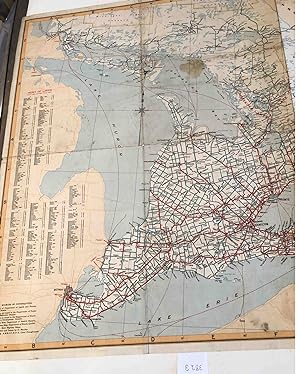 Official Government Road Map Province of Ontario 1930 -31
