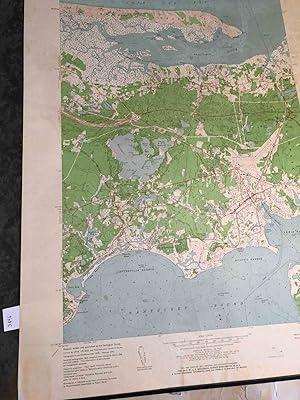 Topographic Map Hyannis, Cape Cod MA , 1961 map
