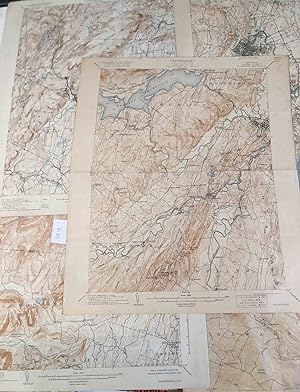 Topographic Maps New York and New Jersey Ulster and Rockland counties and part of New Jersey west...