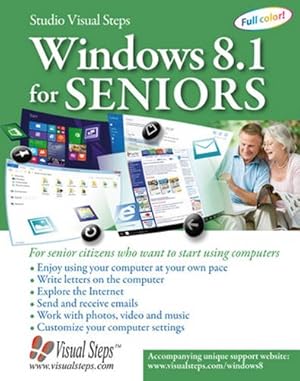 Bild des Verkufers fr Windows 8.1 for Seniors (Studio Visual Steps) zum Verkauf von WeBuyBooks