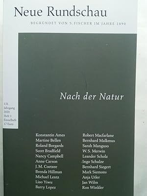 Bild des Verkäufers für Neue Rundschau 2020/1 - Nach der Natur zum Verkauf von Versandantiquariat Jena