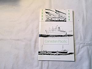 Seller image for Canadian Pacific afloat 1883-1968. A short history and fleet list. for sale by Doucet, Libraire/Bookseller