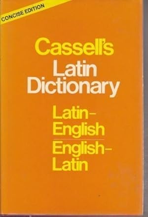 Seller image for Cassell's Concise Latin-English, English-Latin Dictionary for sale by Lake Country Books and More