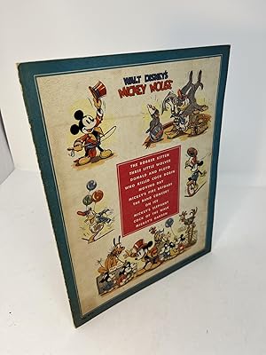 Imagen del vendedor de MICKEY MOUSE: The Robber Kitten, Three Little Wolves, Donald and Pluto, Who Killed Cock Robin, Moving Day, Mickey's Fire Brigade, The Band Concert, On Ice, Mickey's Elephant, Cock of the Walk, Mickey's Garden No. 973 a la venta por Frey Fine Books