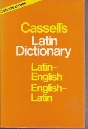 Cassell's Concise Latin-English, English-Latin Dictionary