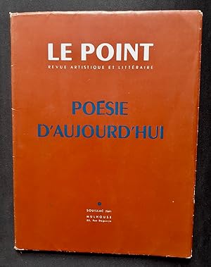 Immagine del venditore per Posie d'aujourd'hui - Le Point, nXLVIII, juin 1954 - venduto da Le Livre  Venir