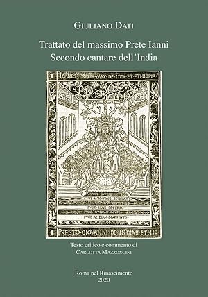 Immagine del venditore per Trattato del massimo Prete Ianni Secondo cantare dell?India venduto da Libreria Studio Bosazzi