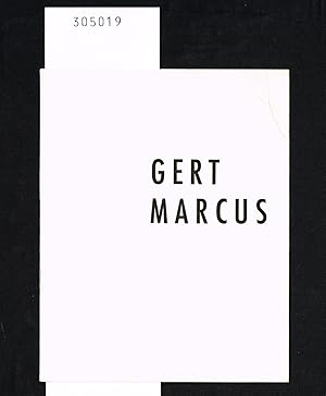 Bild des Verk�ufers f�r Gert Marcus. zum Verkauf von Hatt Rare Books ILAB & CINOA
