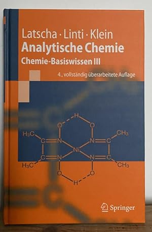 Bild des Verkufers fr Analytische Chemie Chemie-Basiswissen III. zum Verkauf von Treptower Buecherkabinett Inh. Schultz Volha