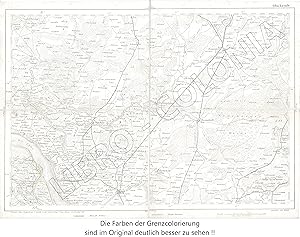 Reymann's topographische Special-Karte von Deutschland, Schweiz, Ostfrankreich, Belgien, Niederla...