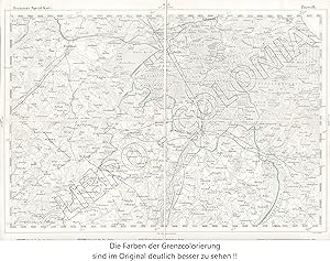 Reymann's topographische Special-Karte von Deutschland, Schweiz, Ostfrankreich, Belgien, Niederla...