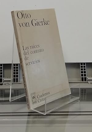 Image du vendeur pour Las races del contrato de servicios mis en vente par Librera Dilogo