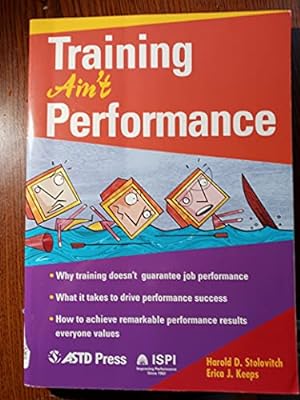 Seller image for Training Ain't Performance for sale by WeBuyBooks