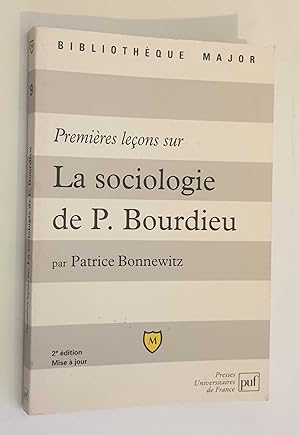 Premieres Lecons sur La Sociologie de P. Bourdieu