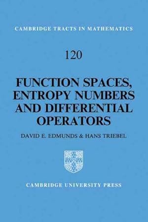 Bild des Verkufers fr Function Spaces, Entropy Numbers, Differential Operators zum Verkauf von GreatBookPricesUK