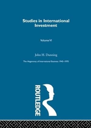 Seller image for Studies Intnl Investment (The Rise of International Business) for sale by WeBuyBooks