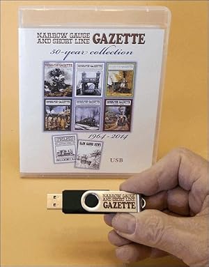 Narrow Gauge and Short Line Gazette 50-Year Collection 1964-2014 USB Flash Drive
