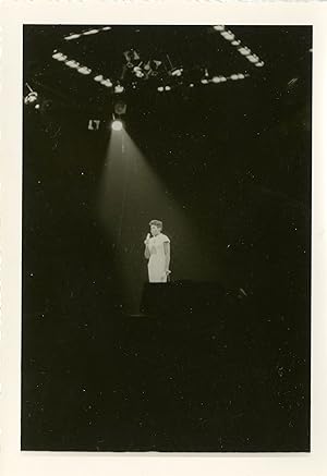 "Coretta Scott KING" Photo originale prise au Palais des Sports de Paris le 29 mars 1966 lors du ...