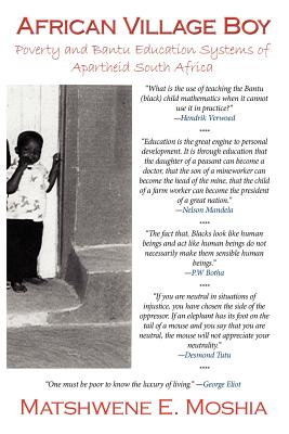 Imagen del vendedor de African Village Boy: Poverty and Bantu Education Systems of Apartheid South Africa (Paperback or Softback) a la venta por BargainBookStores